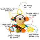 Pelúcia Fofoluxo com Chocalho e Mordedor (COM CERTIFICAÇÃO INMETRO)